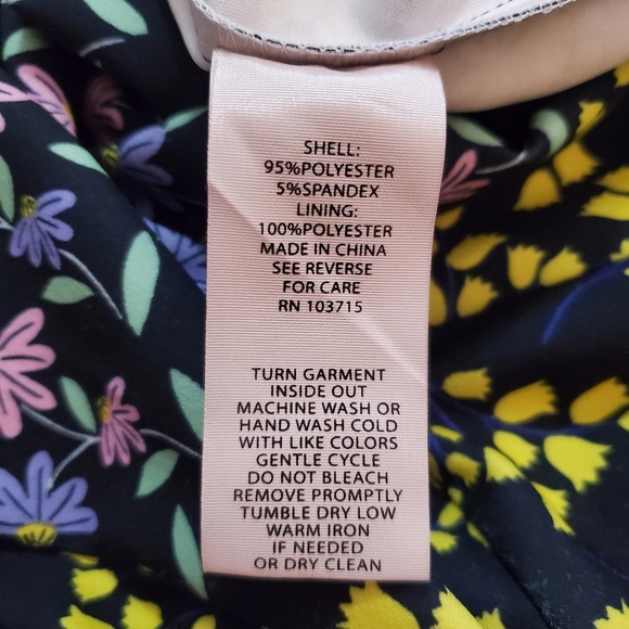 NWT Nanette LEPORE Navy Spring Shutter Sleeve Sheath Knee Midi Dress - Picture 6 of 11